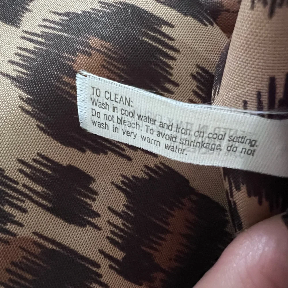 Vintage Created in Italy for Avon Animal Leopard Print Scarf  15" x 60” - Picture 6 of 7